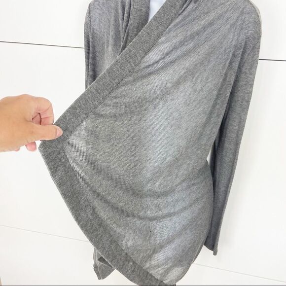 Forever 21 Essentials Open Gray Cardigan Size Small - Picture 4 of 7